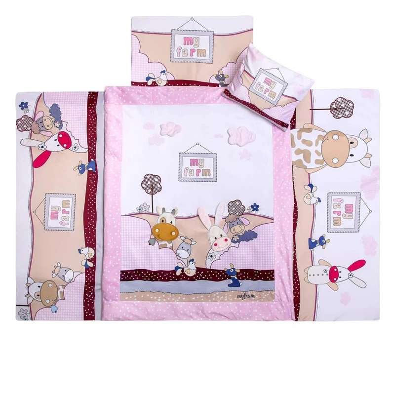 سرویس خواب نی نی بان مدل مزرعه مجموعه 7 عددی