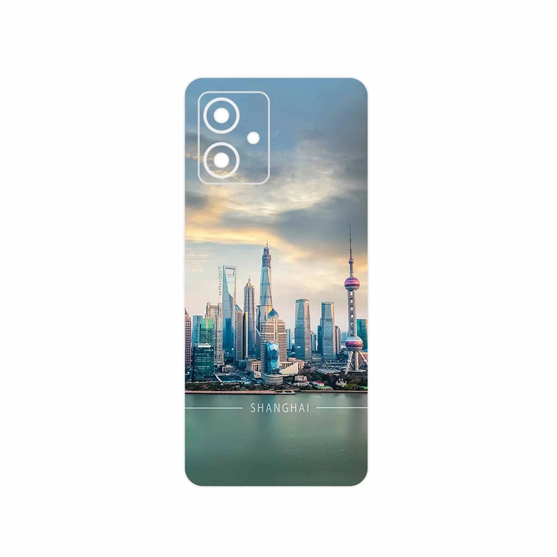 برچسب پوششی ماهوت مدل Shanghai_City مناسب برای گوشی موبایل موتورولا Moto G54