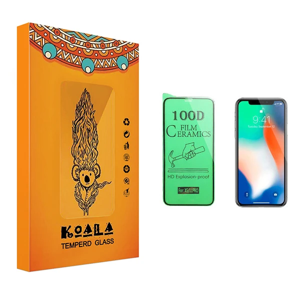 محافظ صفحه نمایش سرامیکی کوآلا مدل Fade مناسب برای گوشی موبایل اپل iPhone X