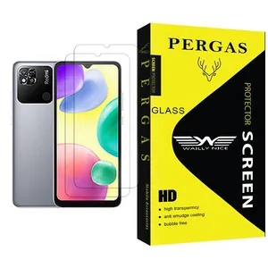 Waily Nice Pergas Glass MIX002 Screen Protector For Xiaomi Redmi 10A Pack Of 2