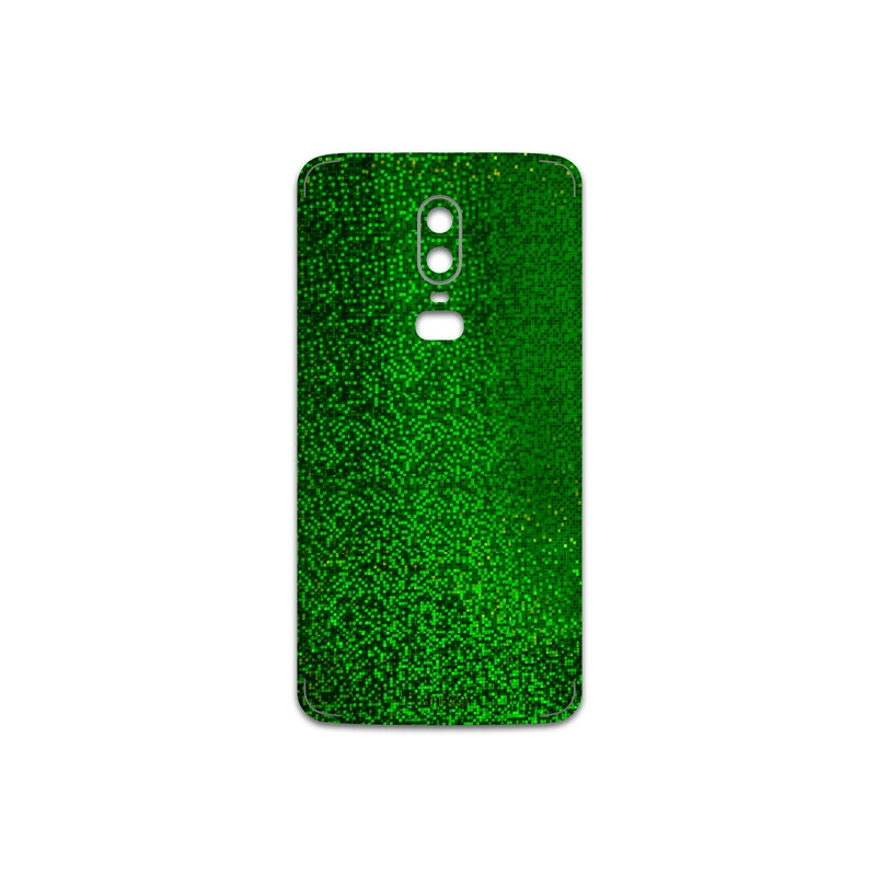 برچسب پوششی ماهوت مدل Green-Holographic مناسب برای گوشی موبایل وان پلاس 6