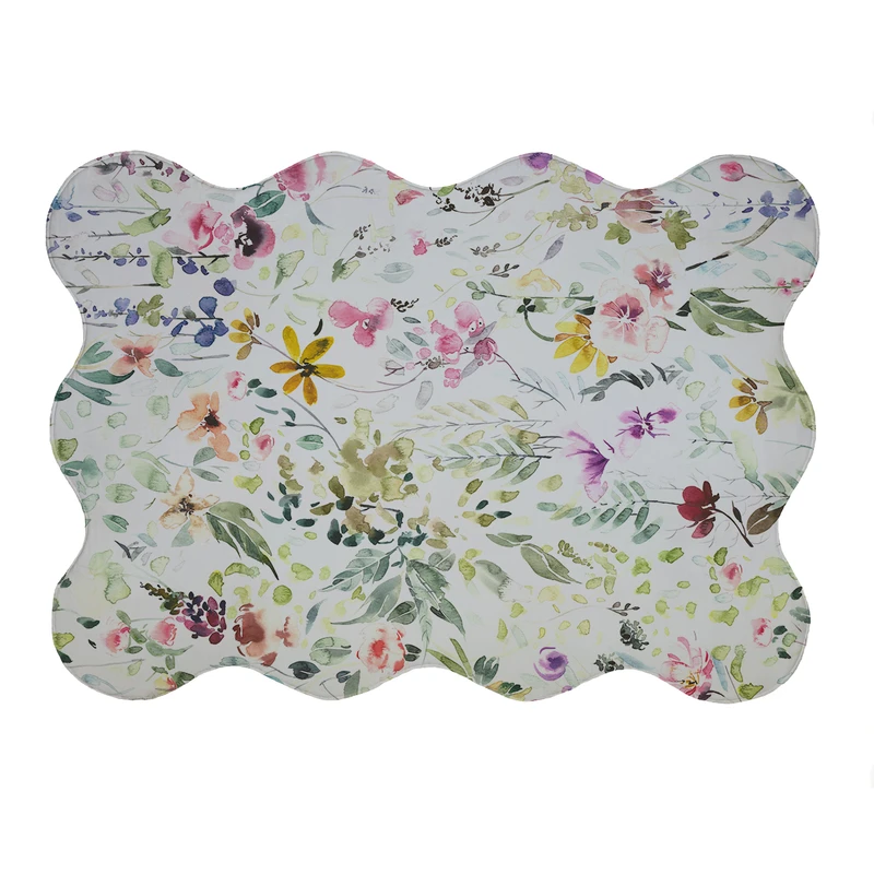 پادری مدل دالبر طرح گل کد 5942 سایز 80x110 سانتی متر 