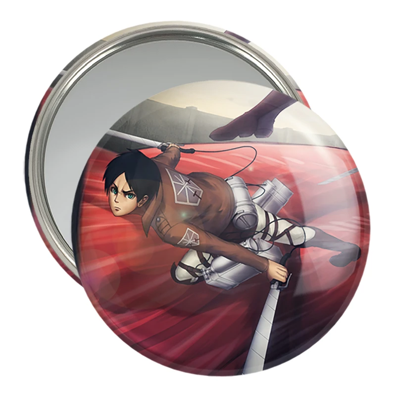 آینه جیبی خندالو مدل ارن یگر انیمه اتک آن تایتان Attack on Titan  کد 18535