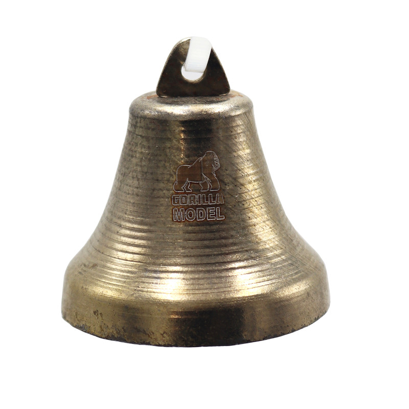 آویز تزیینی مدل زنگوله گوریلا کد YP-GOLABI-ALIYAJHI-50MM