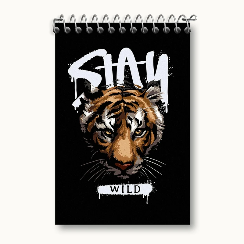 دفتر یادداشت 50 برگ خندالو مدل ببر کد F1477