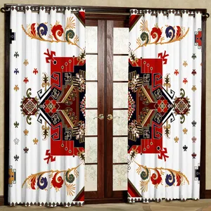 پرده مدل هازان پانچی کد 4157 سایز 140x200 سانتی متر