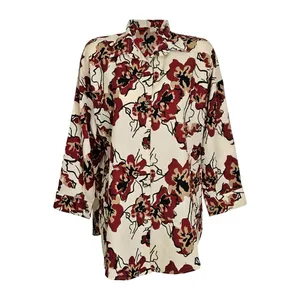 مانتو زنانه مدل کراش گلدار کد 2