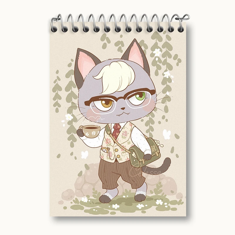 دفتر یادداشت 50 برگ خندالو مدل بازی انیمال کراسینگ (Animal Crossing) کد 32671