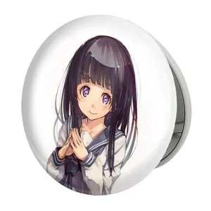 آینه جیبی خندالو طرح چیتاندا انیمه هیوکا Hyouka مدل تاشو کد 17047 