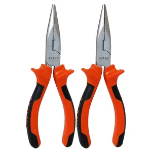 انبر دم باریک آسانو مدل HT - 0066 سایز 6 اینچ مجموعه دو عددی