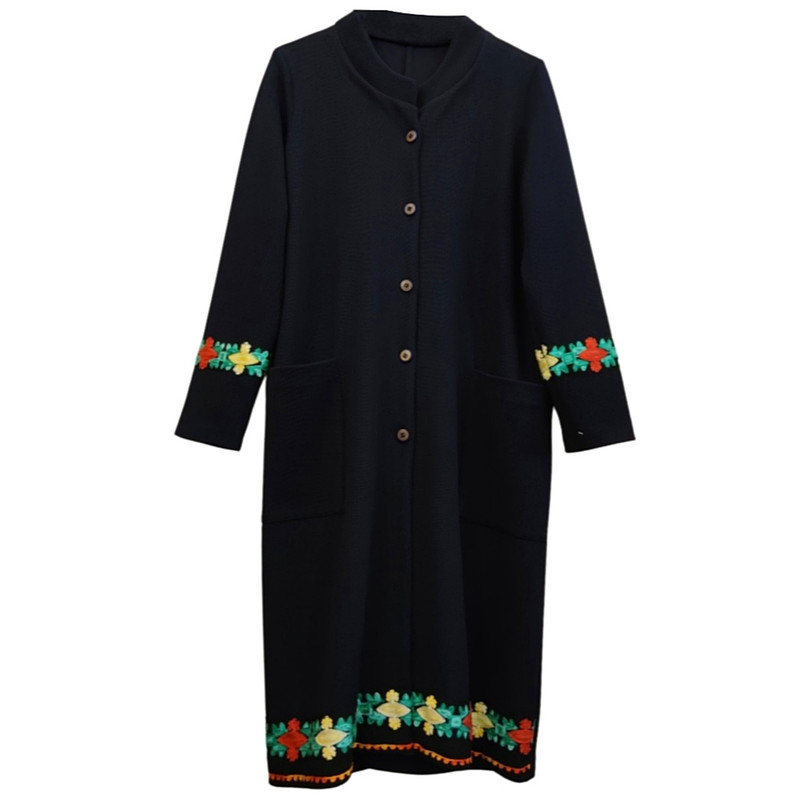 مانتو زنانه مدل گلدوزی کد Elena37