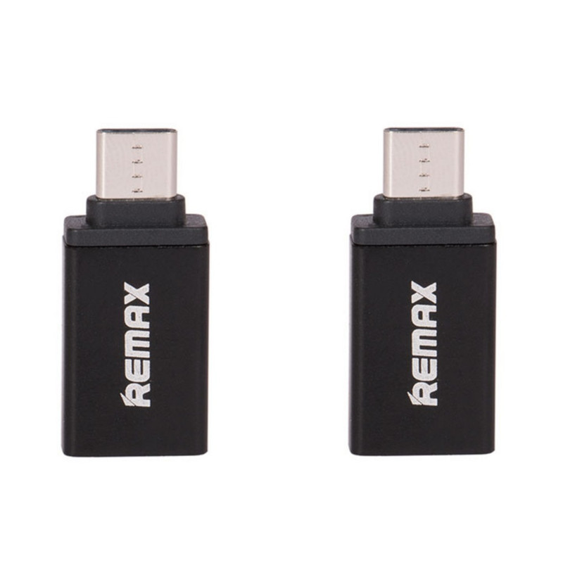 مبدل USB OTG به USB-C ریمکس مدل A2 بسته 2 عددی