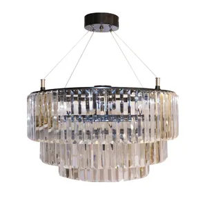 لوستر 7 شعله پلاس نورشو مدل کریستالی کد k2