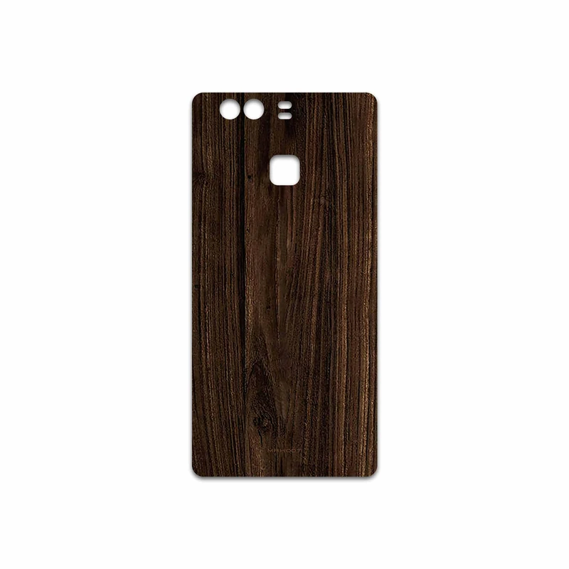 برچسب پوششی ماهوت مدل Dark Walnut Wood مناسب برای گوشی موبایل هوآوی P9