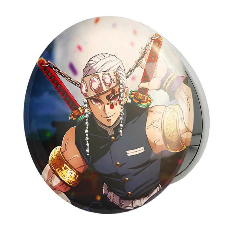 آینه جیبی خندالو طرح تنگن اوزویی انیمه شیطان کش مدل تاشو کد 12793 