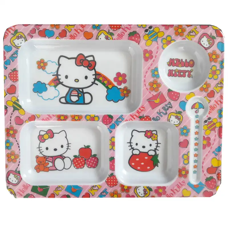 ظرف غذای کودک طرح کیتی کد mo3