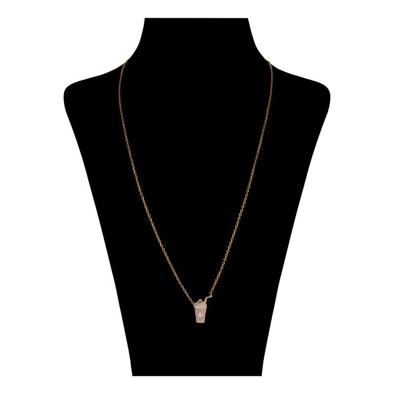 گردنبند طلا 18 عیار دخترانه پرسته مدل WN849