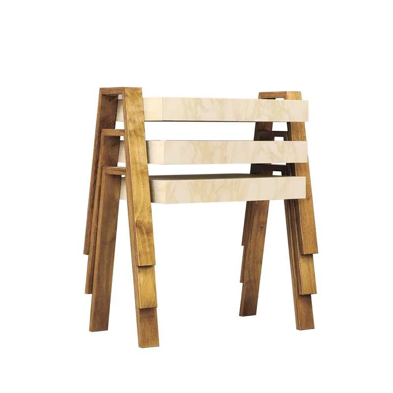 میز عسلی مستطیلی مدل ایفل مجموعه 3 عددی