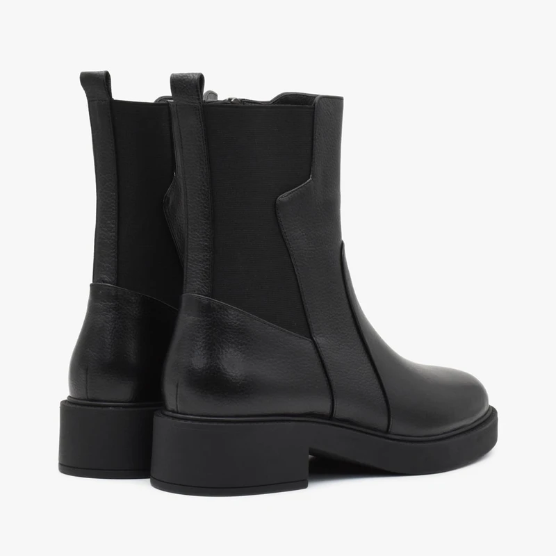 عکس شماره 2 : نیم بوت زنانه چرم تهران مدل z8