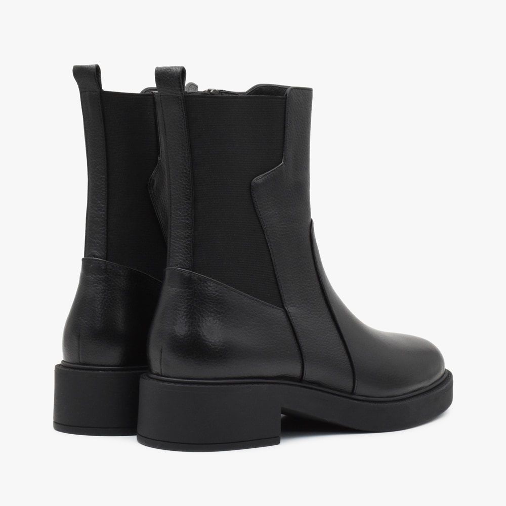 نیم بوت زنانه چرم تهران مدل Z8 -  - 2