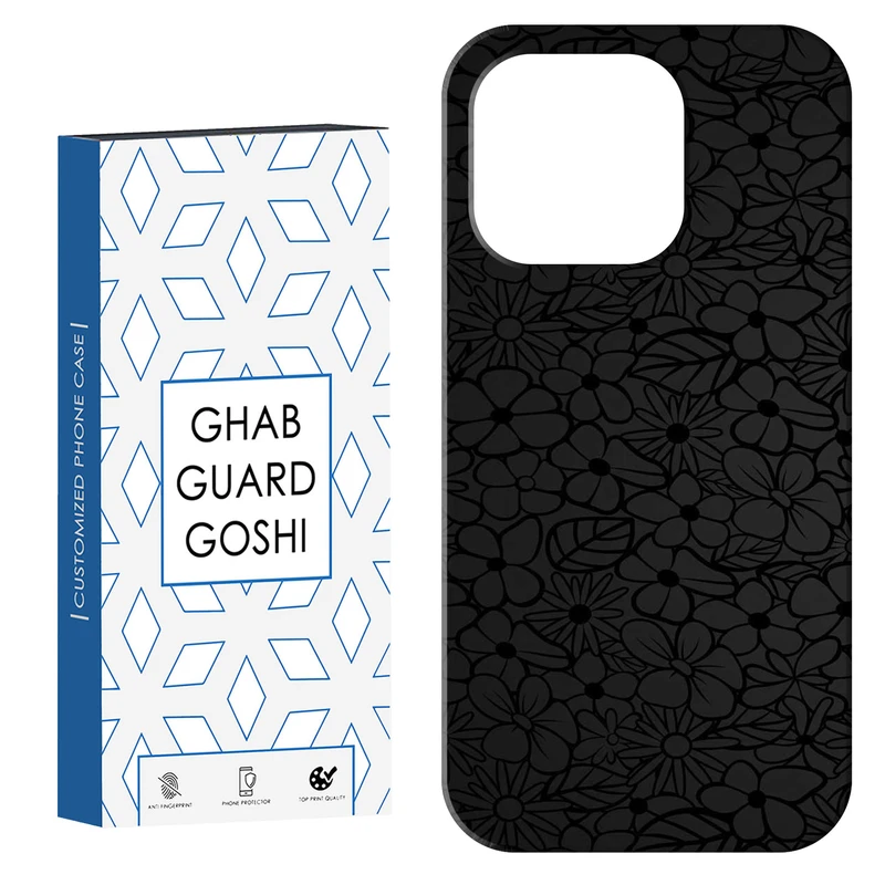 کاور قاب گارد گوشی طرح گل کد Dimo-875 مناسب برای گوشی موبایل اپل IPHONE 15 PRO MAX   