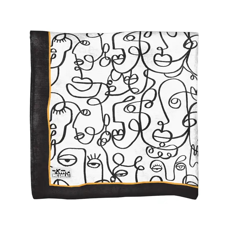 دستمال سر و گردن مشکات مدل H124