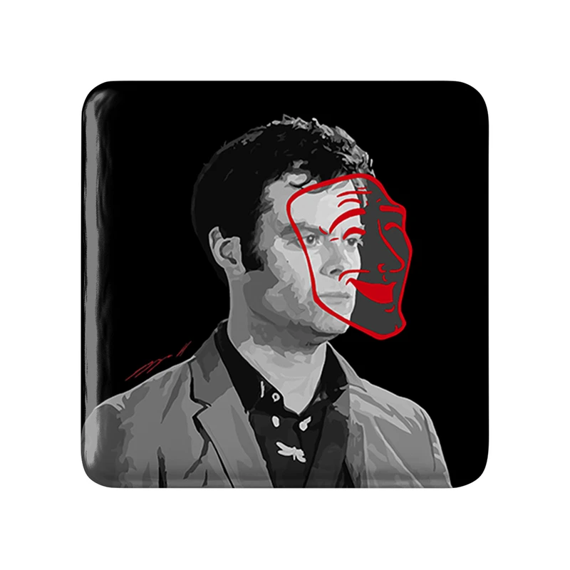 مگنت خندالو طرح سریال بری Barry مدل مربعی کد 29803