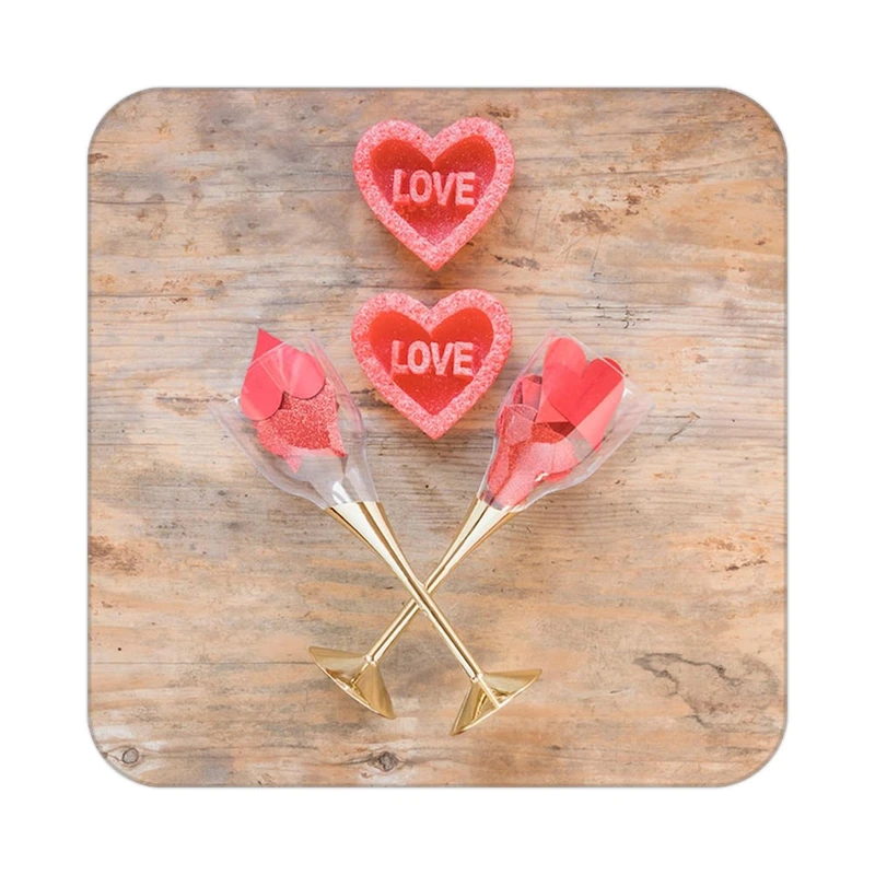 زیر لیوانی کاکتی طرح عاشقانه مدل mp39895