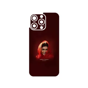 MAHOOT Portrait of an Indian Woman Cover Sticker for Apple iPhone 15 Pro Max