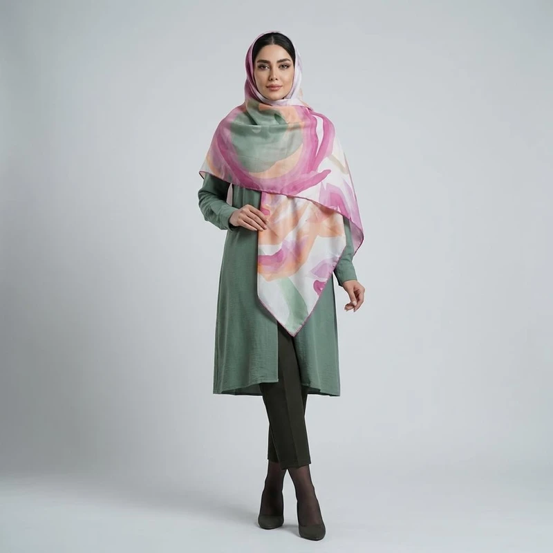 روسری زنانه مدل نخی چهار فصل کد 9037