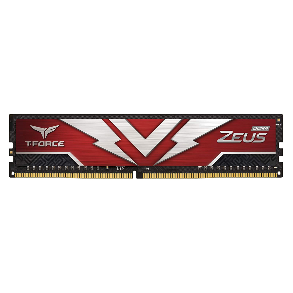   رم دسکتاپ DDR4 تک کاناله 3200مگاهرتز CL16 تیم گروپ مدل ZEUS ظرفیت 16 گیگابایت
