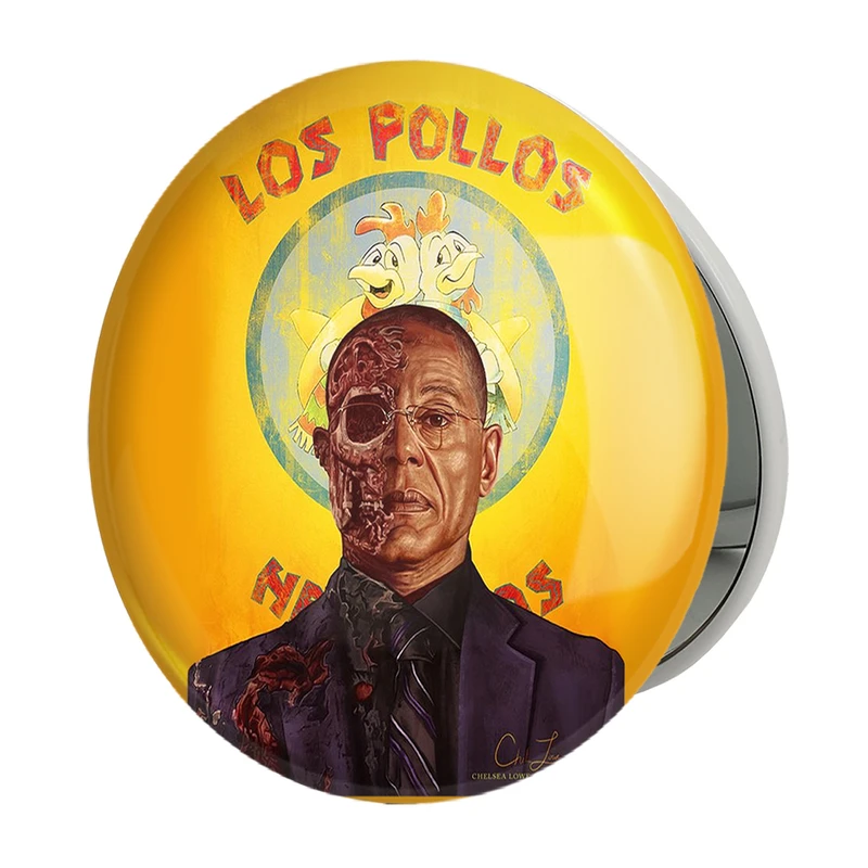 آینه جیبی خندالو طرح سریال بریکینگ بد Breaking Bad مدل تاشو کد 3165 