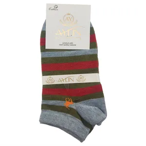 جوراب کالج مدل اسپرت راه راه نخی