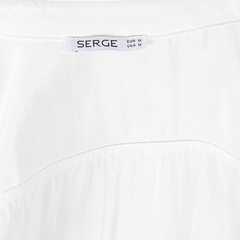 شومیز آستین بلند زنانه سرژه مدل 207365 رنگ سفید