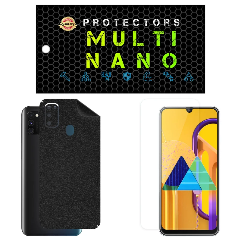 محافظ صفحه نمایش مولتی نانو مدل X-SFL مناسب برای گوشی موبایل سامسونگ Galaxy M30s به همراه برچسب پوششی
