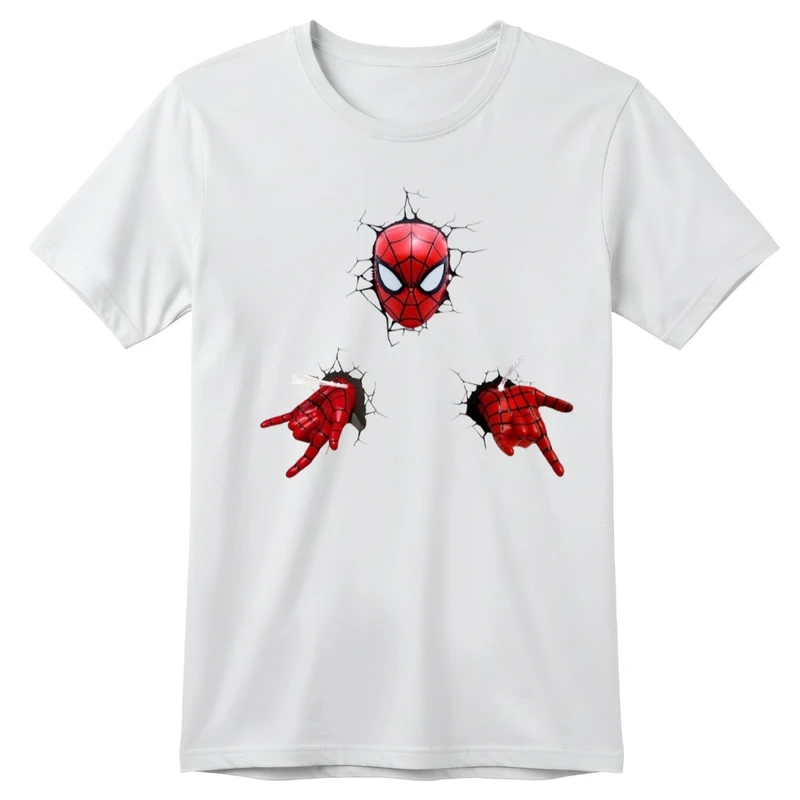 تی‌شرت آستین کوتاه بچگانه مدل مرد عنکبوتی کد p6 