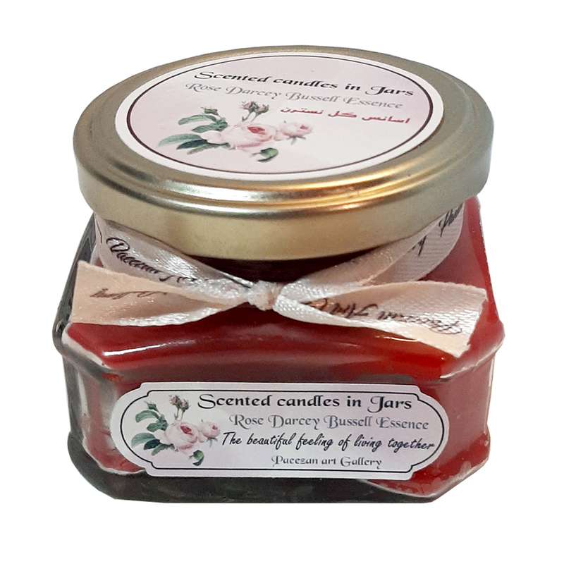 شمع دست ساز  مدل گل نسترن