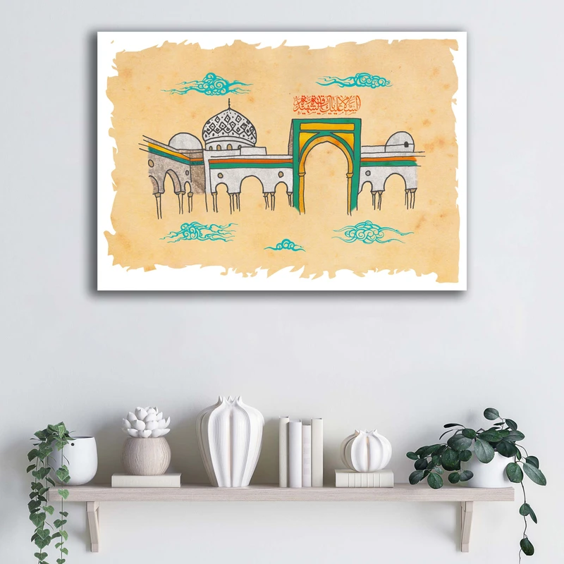 تابلو شاسی آتریسا مدل حرم حضرت رقیه طرح ATMK013