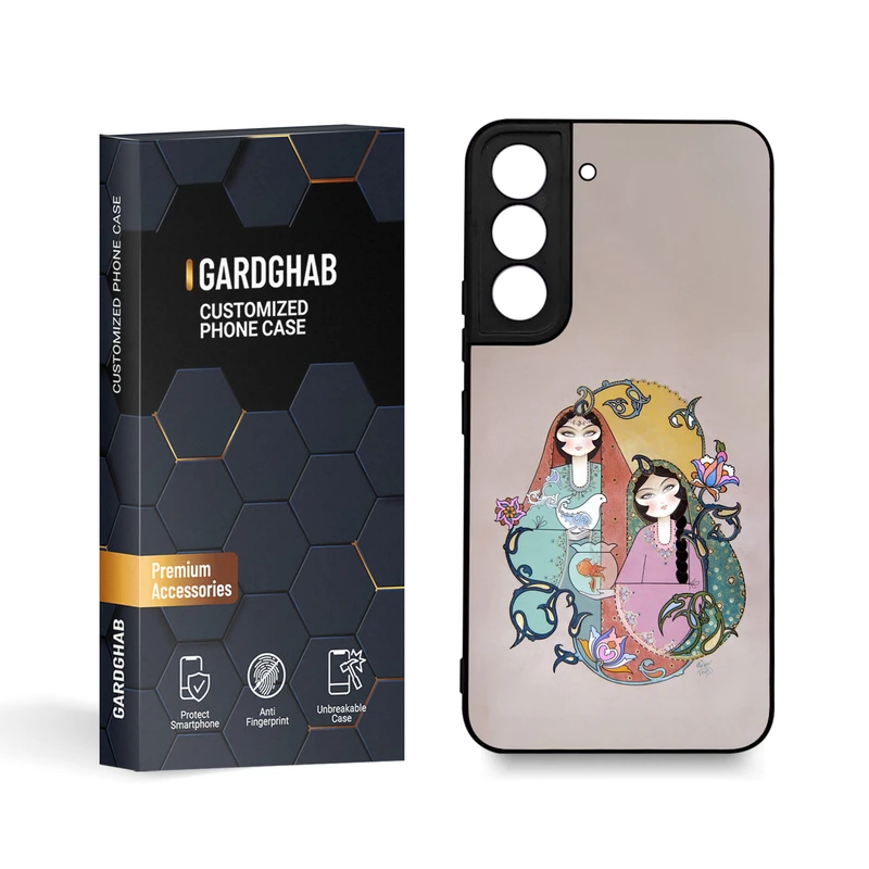 کاور گارد قاب مدل دخترانه مناسب برای گوشی موبایل سامسونگ Galaxy S22