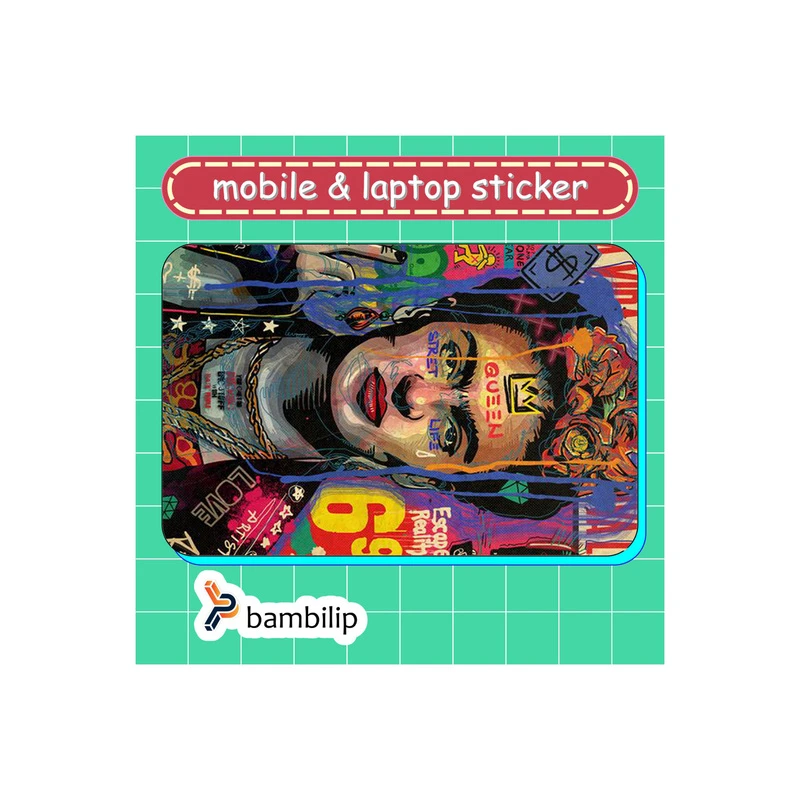 استیکر بامبیلیپ مدل کارت عابر طرح کلاژ فریدا کد 6464861