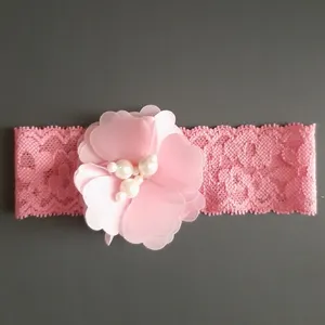 هدبند نوزادی مدل 103 رنگ صورتی