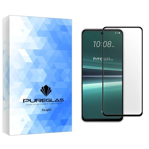 محافظ صفحه نمایش شیشه ای پیور گلس مدل NueGlas مناسب برای گوشی موبایل اچ تی سی Desire U23 Pro