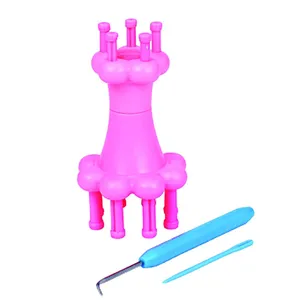 قیطان باف مدل Tan03 به همراه قلاب بافتنی و سوزن 