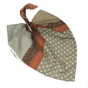 روسری زنانه مدل نخی دست دوز قواره 90 کد sar-2211