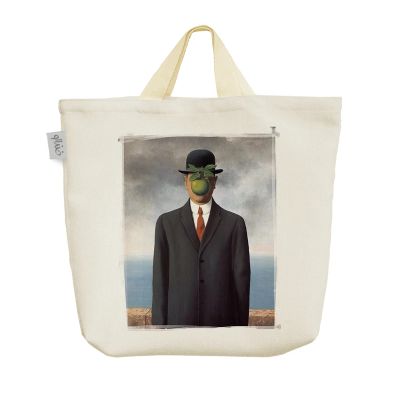 ساک خرید خندالو مدل پسر انسان رنه ماگریت کد 2168