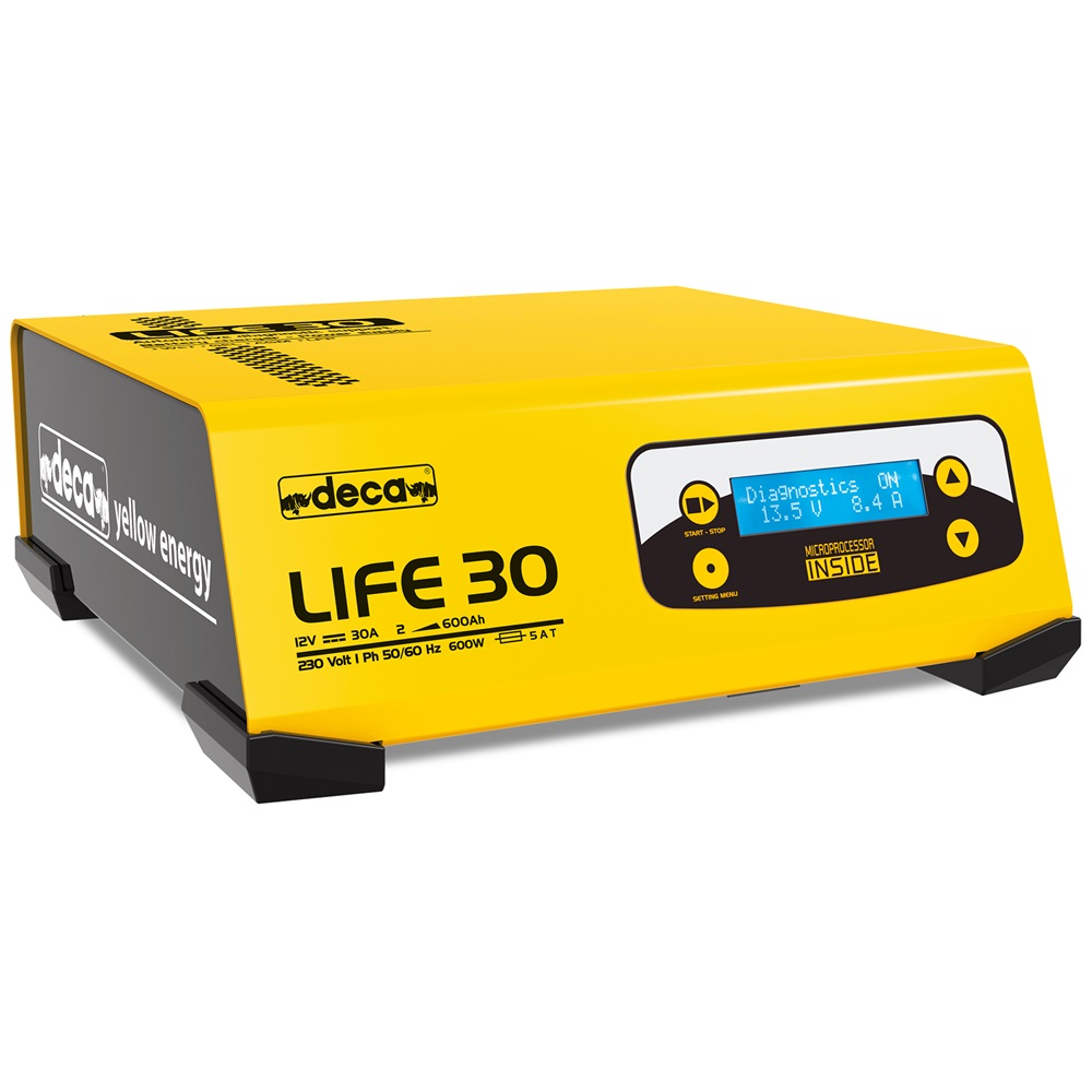 شارژر و منبع تغذیه باتری خودرو دکا مدل Life 30