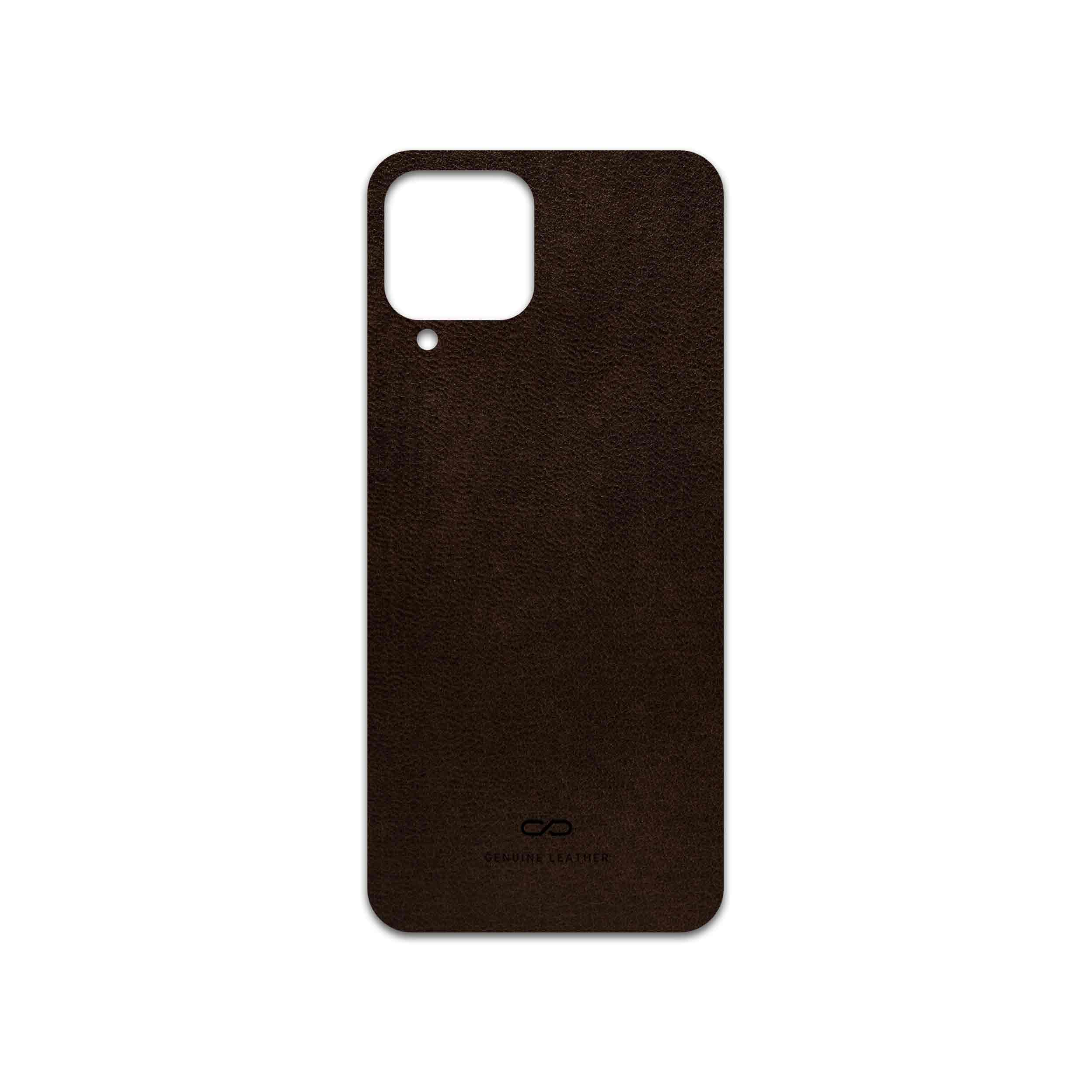 برچسب پوششی ماهوت مدل Dark-Brown-Leather مناسب برای گوشی موبایل سامسونگ Galaxy M33