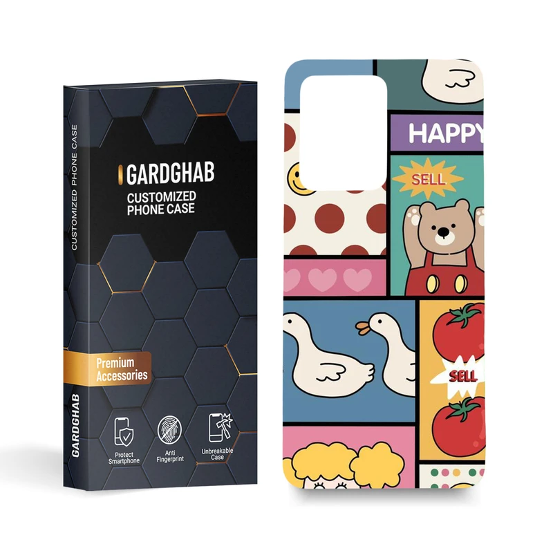  کاور گارد قاب مدل دخترانه  مناسب برای گوشی موبایل شیائومی redmi note 12pro 5g