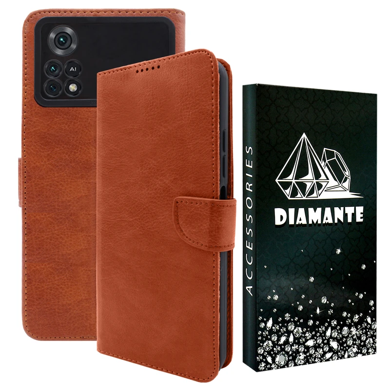 کیف کلاسوری دیامانته مدل Deri Bkمناسب برای گوشی موبایل شیائومی Poco X4 Pro