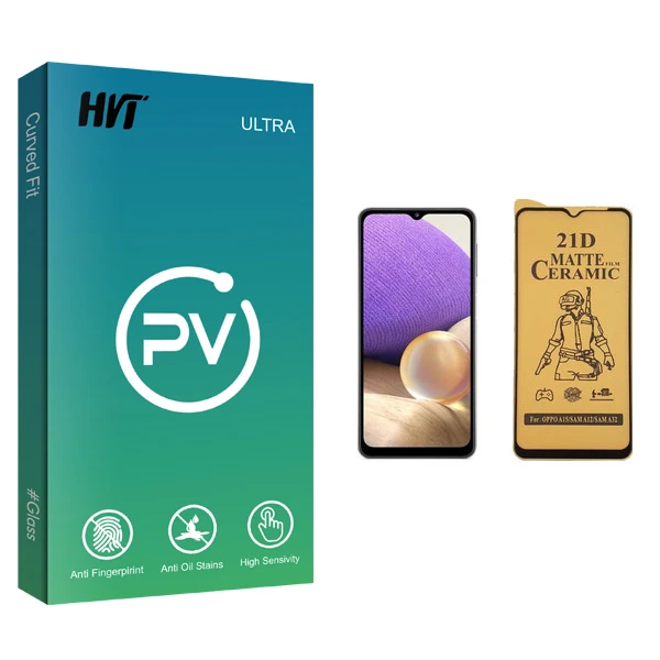 محافظ صفحه نمایش سرامیکی اچ وی تی مدل PV glass مناسب برای گوشی موبایل سامسونگ Galaxy A32